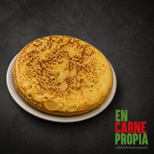 Tortilla de papas x unidad 470grs
